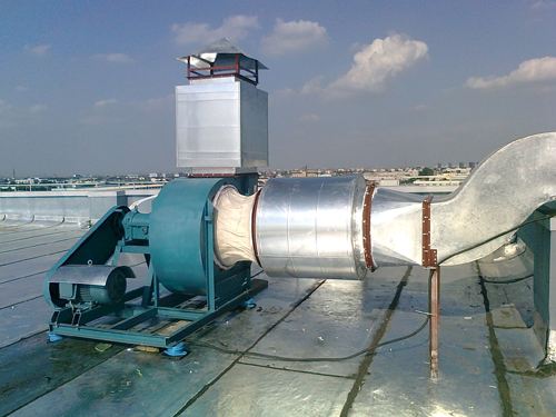 消防排烟管道安装工程案例